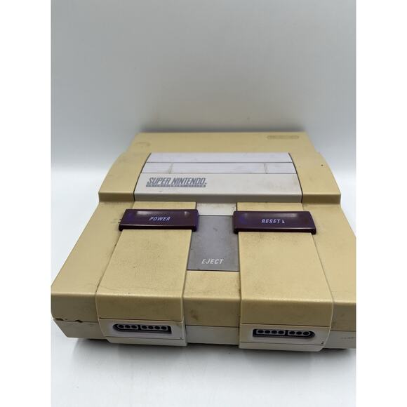 Super Nintendo Entertainment System SNES SNS-001 System Console Only For Parts - Picture 4 of 9